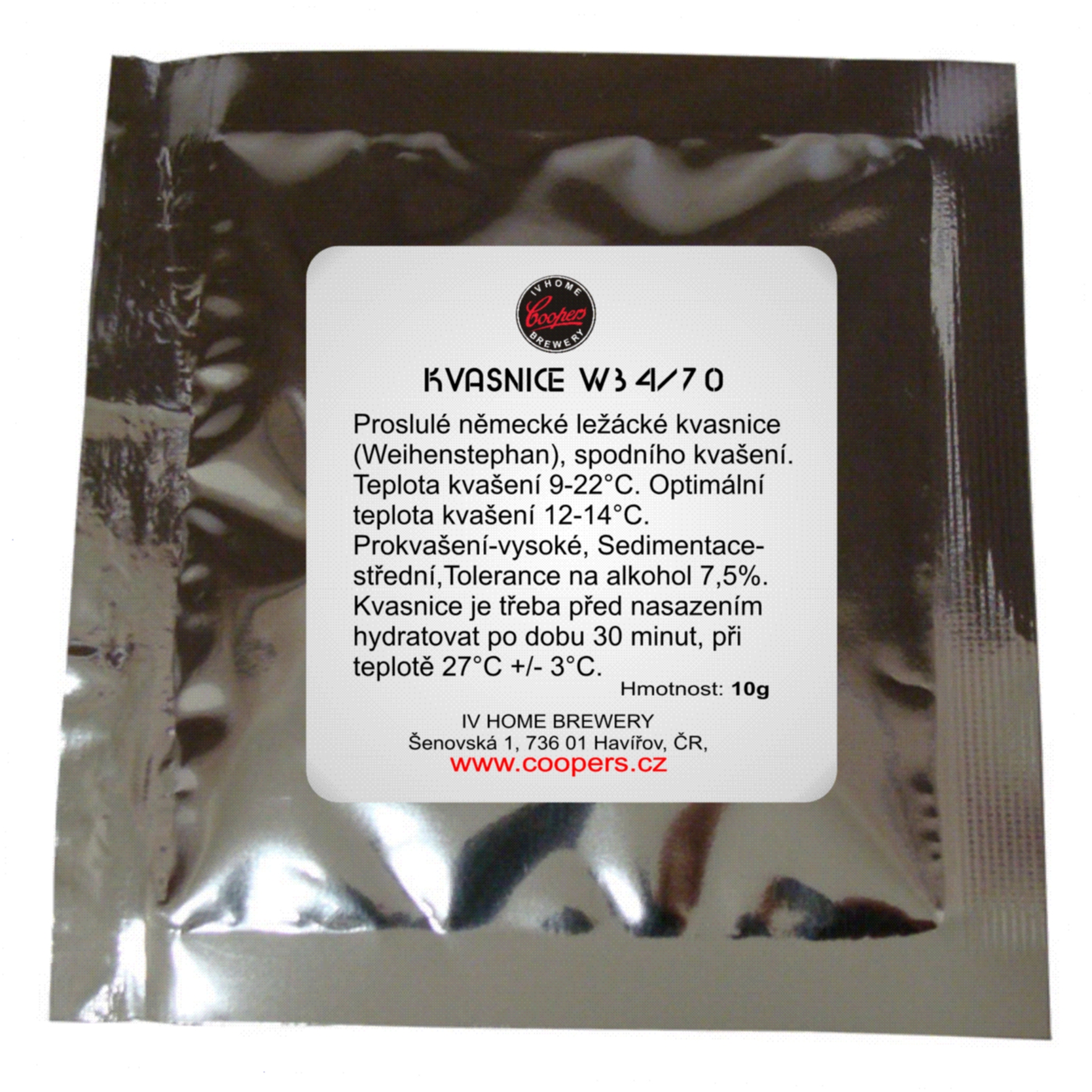 Kvasinky IVHB - W-34/70 (10g)