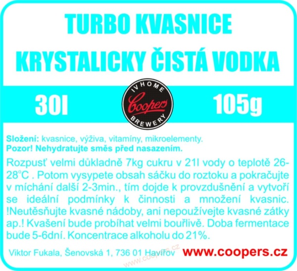 Kvasinky - Vodka Pure (105g)