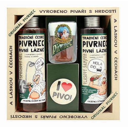 Sada Pivrnec - šampón+gél+mydlo